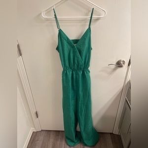 Green women’s jumpsuit